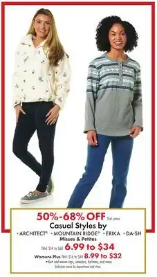 Boscov's Casual Styles offer