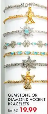 Boscov's GEMSTONE OR DIAMOND ACCENT BRACELETS offer