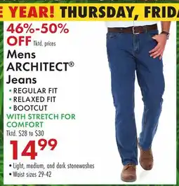 Boscov's Mens ARCHITECT Jeans offer
