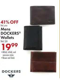 Boscov's Mens DOCKERS Wallets offer
