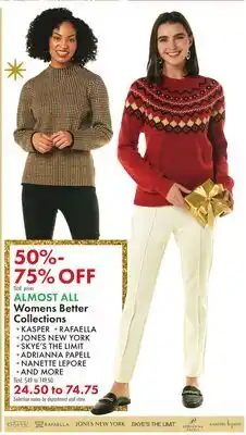 Boscov's ALMOST ALL Womens Better Collections offer