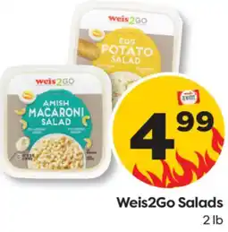 Weis Markets Weis2Go Salads offer