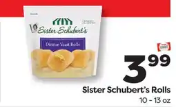 Weis Markets Sister Schubert's Rolls offer