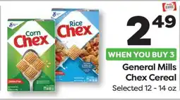 Weis Markets General Mills Chex Cereal offer