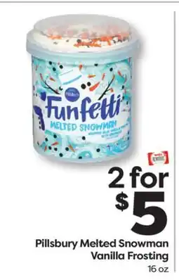 Weis Markets Pillsbury Melted Snowman Vanilla Frosting offer