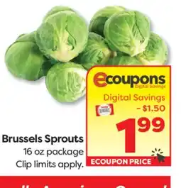 Weis Markets Brussels Sprouts offer