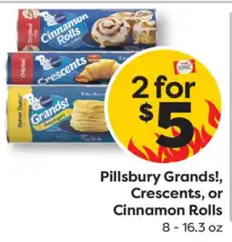 Weis Markets Pillsbury Grands!, Crescents, or Cinnamon Rolls offer