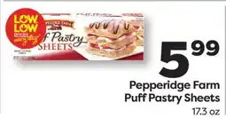 Weis Markets Pepperidge Farm Puff Pastry Sheets offer