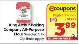 Weis Markets King Arthur Baking Company All-Purpose Flour offer