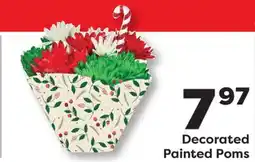 Weis Markets Decorated Painted Poms offer