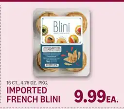 Kings Food Markets IMPORTED FRENCH BLINI offer
