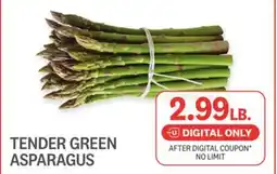 Kings Food Markets TENDER GREEN ASPARAGUS offer