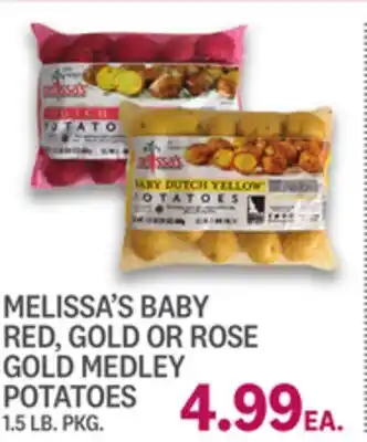 Kings Food Markets MELISSA'S BABY RED, GOLD OR ROSE GOLD MEDLEY POTATOES offer