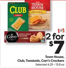 Weis Markets Town House, Club, Toasteds, Carr's Crackers offer