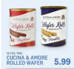 Kings Food Markets CUCINA & AMORE ROLLED WAFER offer