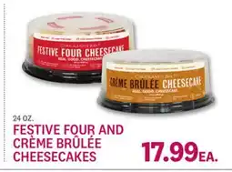 Kings Food Markets FESTIVE FOUR AND CRÈME BRÛLÉE CHEESECAKES offer