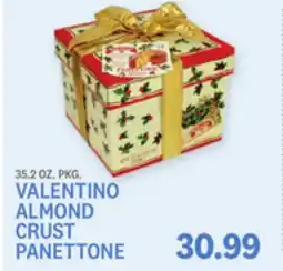Kings Food Markets VALENTINO ALMOND CRUST PANETTONE offer