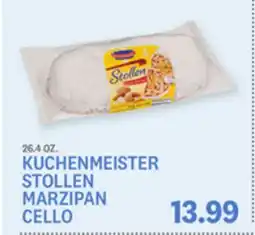Kings Food Markets KUCHENMEISTER STOLLEN MARZIPAN CELLO offer