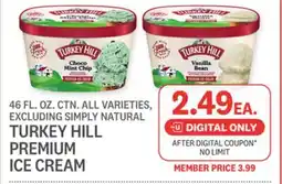 Kings Food Markets TURKEY HILL PREMIUM ICE CREAM offer
