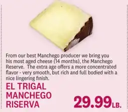 Kings Food Markets EL TRIGAL MANCHEGO RISERVA offer