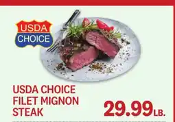 Kings Food Markets USDA CHOICE FILET MIGNON STEAK offer