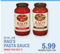 Kings Food Markets RAO'S PASTA SAUCE offer