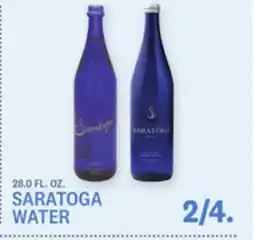 Kings Food Markets SARATOGA WATER offer
