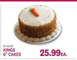 Kings Food Markets KINGS 6 CAKES offer