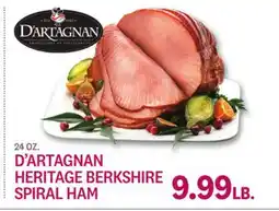 Kings Food Markets D'ARTAGNAN HERITAGE BERKSHIRE SPIRAL HAM offer