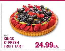 Kings Food Markets KINGS 8 FRESH FRUIT TART offer