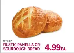 Kings Food Markets RUSTIC PANELLA OR SOURDOUGH BREAD offer