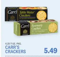 Kings Food Markets CARR'S CRACKERS offer