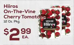 DeCicco & Sons Hiiros On-The-Vine Cherry Tomatoes offer