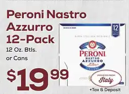 DeCicco & Sons Peroni Nastro Azzurro 12-Pack offer