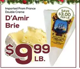 DeCicco & Sons Double Creme D'Amir Brie offer