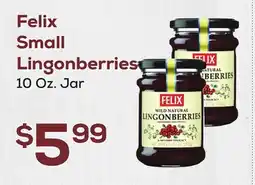 DeCicco & Sons Felix Small Lingonberries offer
