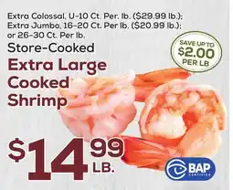 DeCicco & Sons Cooked Extra Large Cooked Shrimp offer