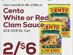 DeCicco & Sons Cento White or Red Clam Sauce offer