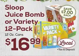 DeCicco & Sons Sloop Juice Bomb or Variety 12-Pack offer