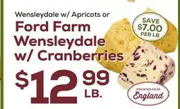DeCicco & Sons FORD FARM WENSLEYDALE W/CRANBERRIES offer
