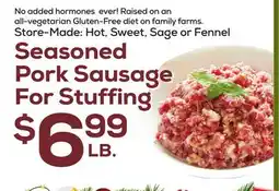 DeCicco & Sons Seasoned Pork Sausage For Stuffing offer