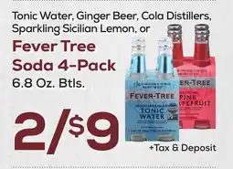 DeCicco & Sons Fever Tree Soda 4-Pack 6.8 oz., Btls offer