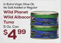 DeCicco & Sons Wild Planet Wild Albacore Tuna offer