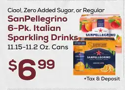 DeCicco & Sons SanPellegrino 6-Pk. Italian Sparkling Drinks offer