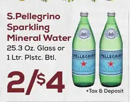 DeCicco & Sons S. Pellegrino Sparkling Mineral Water offer