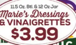 DeCicco & Sons Marie's Dressings & VINAIGRETTES offer