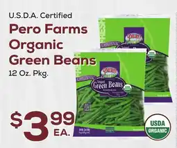 DeCicco & Sons Pero Farms Organic Green Beans offer
