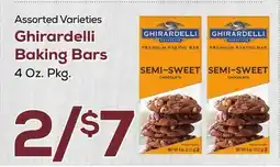 DeCicco & Sons Ghirardelli Baking Bars offer
