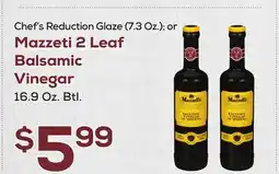 DeCicco & Sons MAZZETI 2 LEAF BALSAMIC VINEGAR 16.9 OZ. BTL offer
