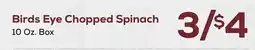 DeCicco & Sons Birds Eye Chopped Spinach offer